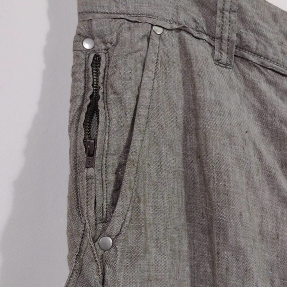 Mint Velvet Gray Linen Pants - 8 - Picture 4 of 10
